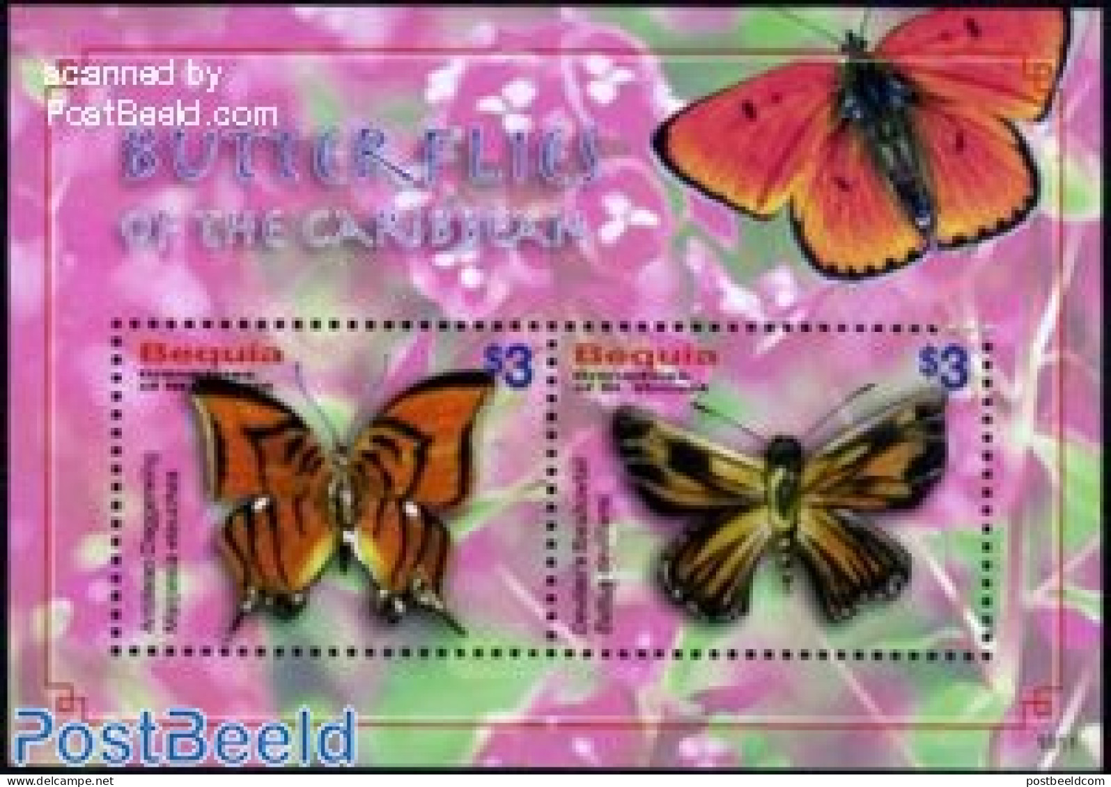 Saint Vincent & The Grenadines 2010 Butterflies S/s, Mint NH, Nature - Butterflies - St.Vincent & Grenadines