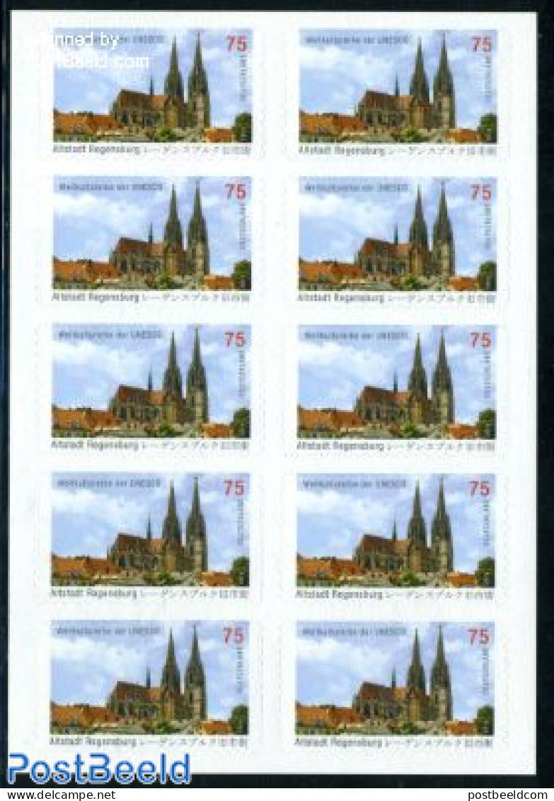Germany, Federal Republic 2011 World Heritage Booklet S-a, Mint NH, History - Religion - Various - World Heritage - Ch.. - Nuovi