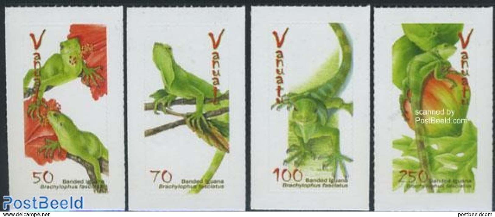 Vanuatu 2007 Reptiles 4v S-a, Mint NH, Nature - Animals (others & Mixed) - Reptiles - Vanuatu (1980-...)