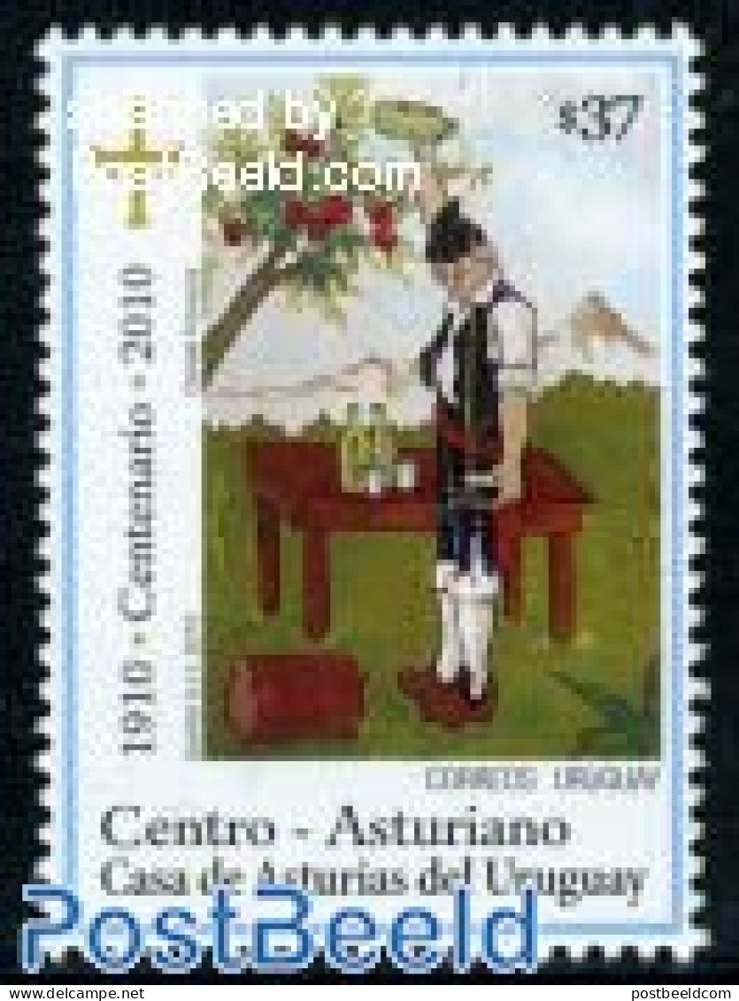 Uruguay 2010 Centro Asturiano 1v, Mint NH, Nature - Wine & Winery - Vinos Y Alcoholes