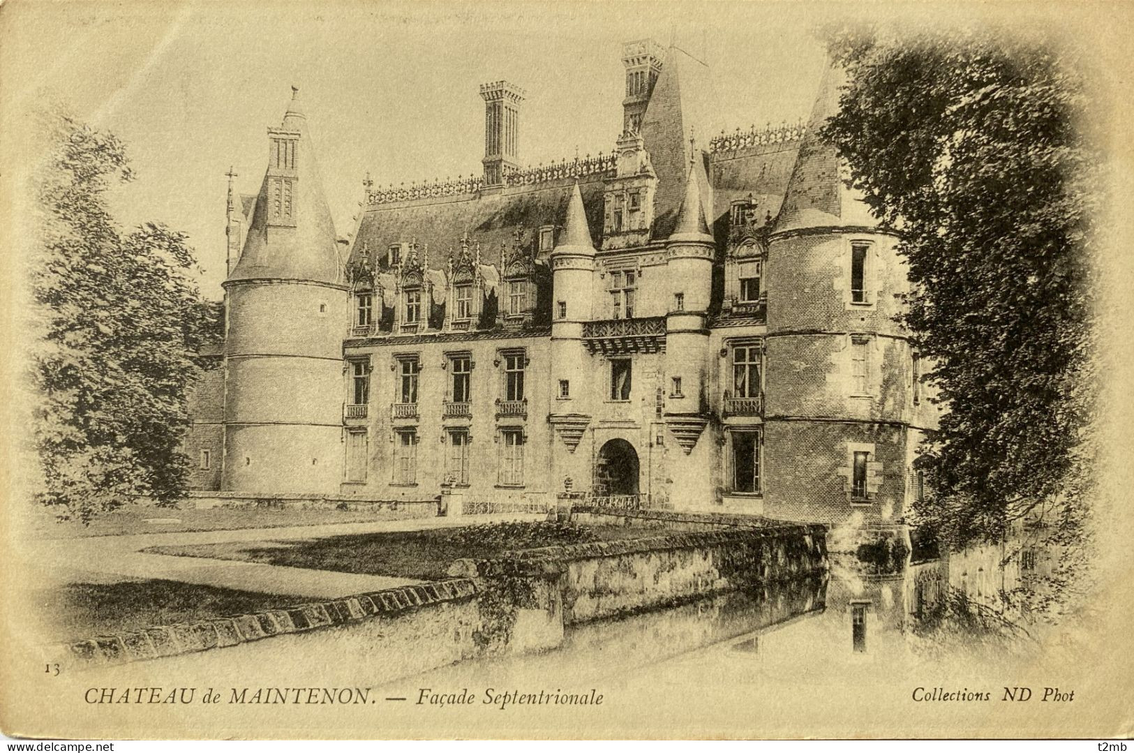 CPA (Eure Et Loir) - Château De MAINTENON. Façade Septentrionale - Maintenon