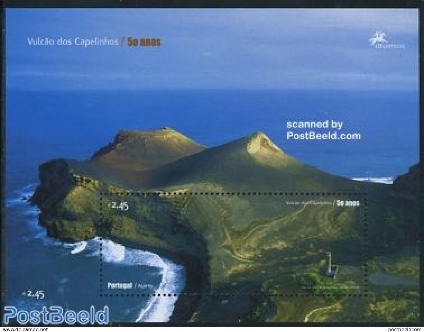 Azores 2007 Capelinhos Volcano S/s, Mint NH, History - Various - Geology - Lighthouses & Safety At Sea - Leuchttürme