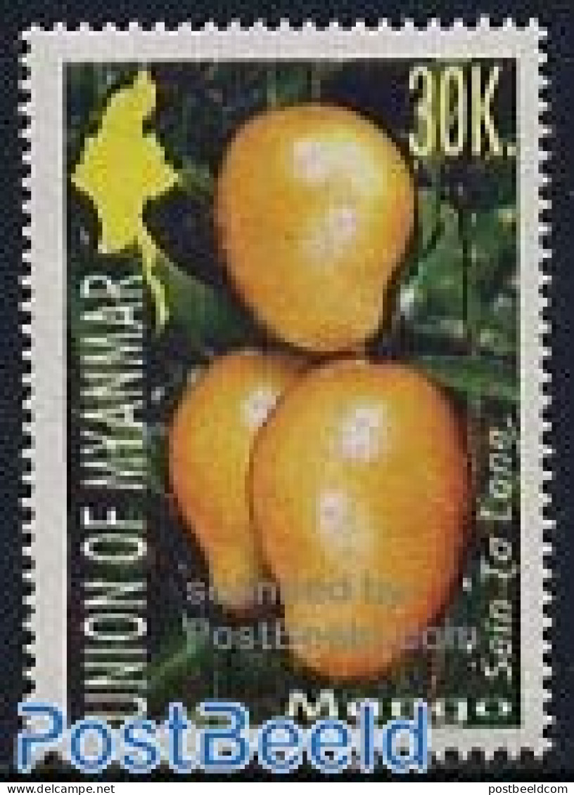 Myanmar/Burma 2004 Mango 1v, Mint NH, Nature - Fruit - Obst & Früchte