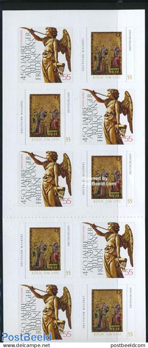 Germany, Federal Republic 2008 Cologne, Augsburg Booklet S-a, Mint NH, Religion - Angels - Stamp Booklets - Art - Pain.. - Neufs