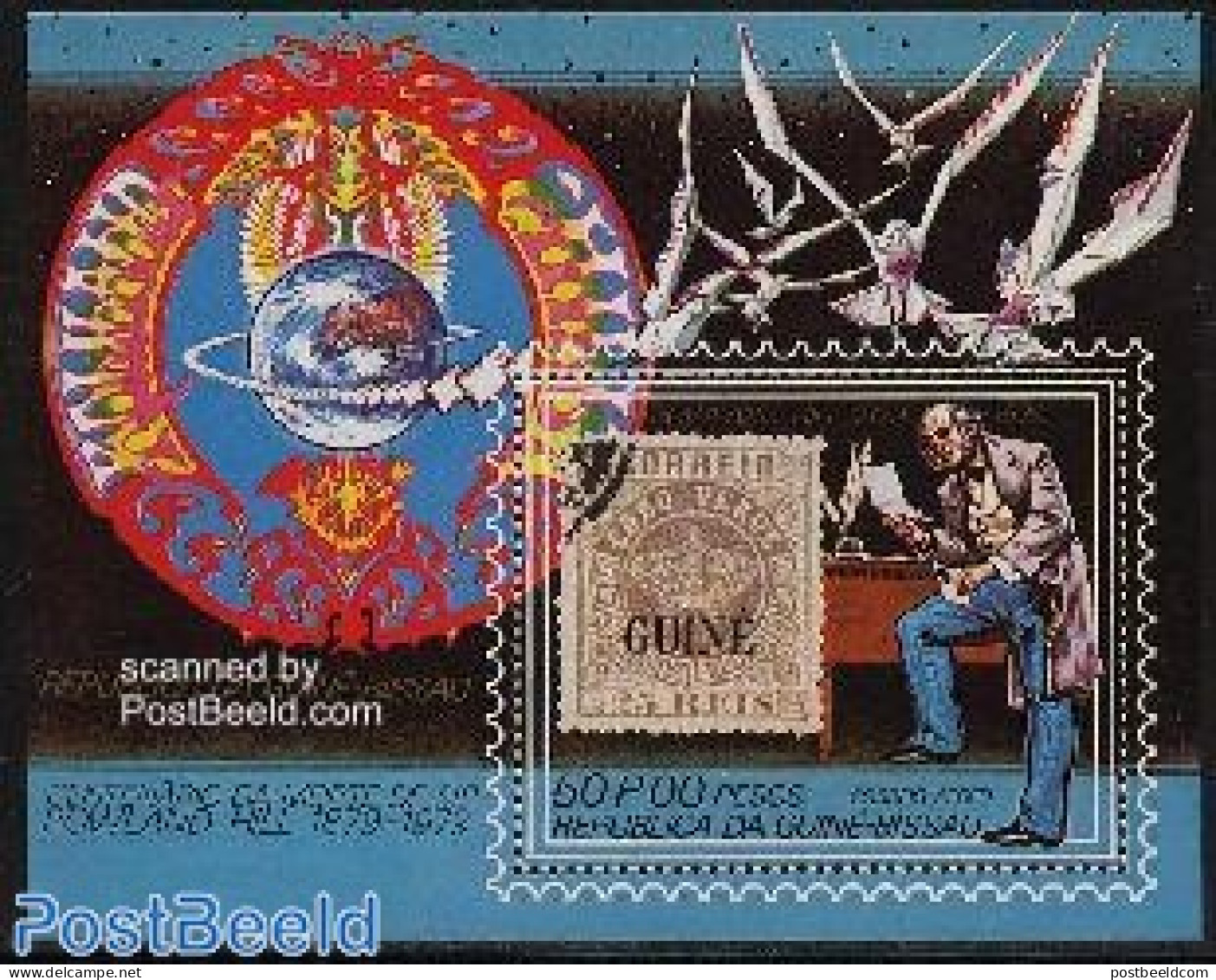 Guinea Bissau 1978 Sir Rowland Hill S/s, Mint NH, Sir Rowland Hill - Stamps On Stamps - Rowland Hill
