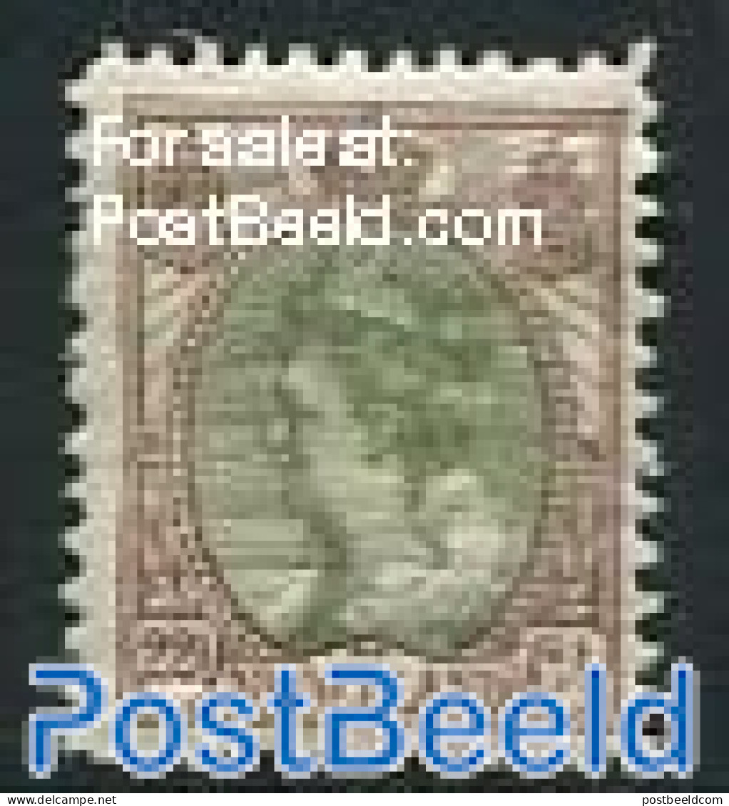 Netherlands 1920 22.5c, Perf. 11.5, Stamp Out Of Set, Unused (hinged) - Ongebruikt