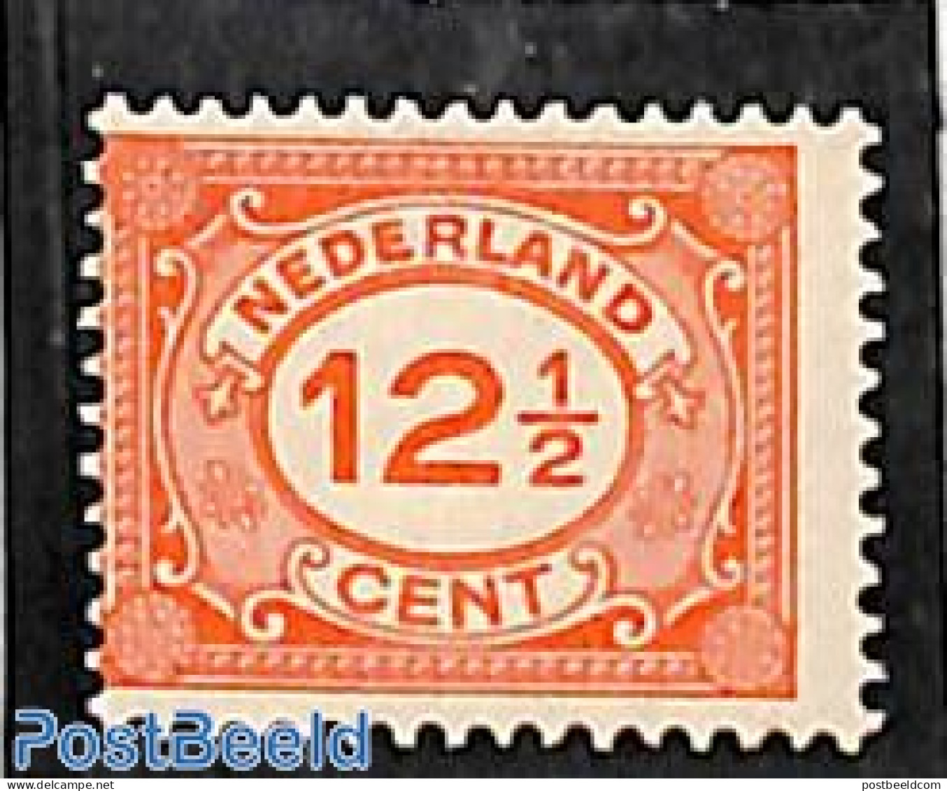 Netherlands 1921 12.5c Red, Stamp Out Of Set, Mint NH - Neufs