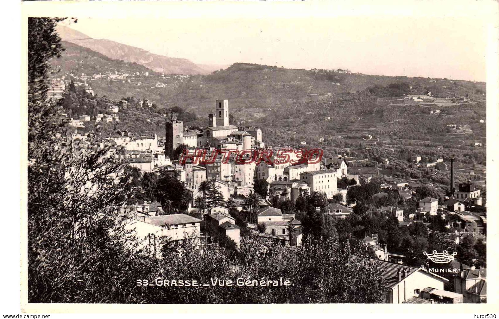 CPSM GRASSE - VUE GENERALE - Grasse