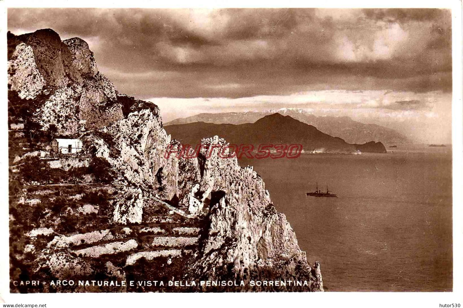 CPSM CAPRI - ARCO NATURALE E VISTA DELLA PENISOLA - Andere & Zonder Classificatie