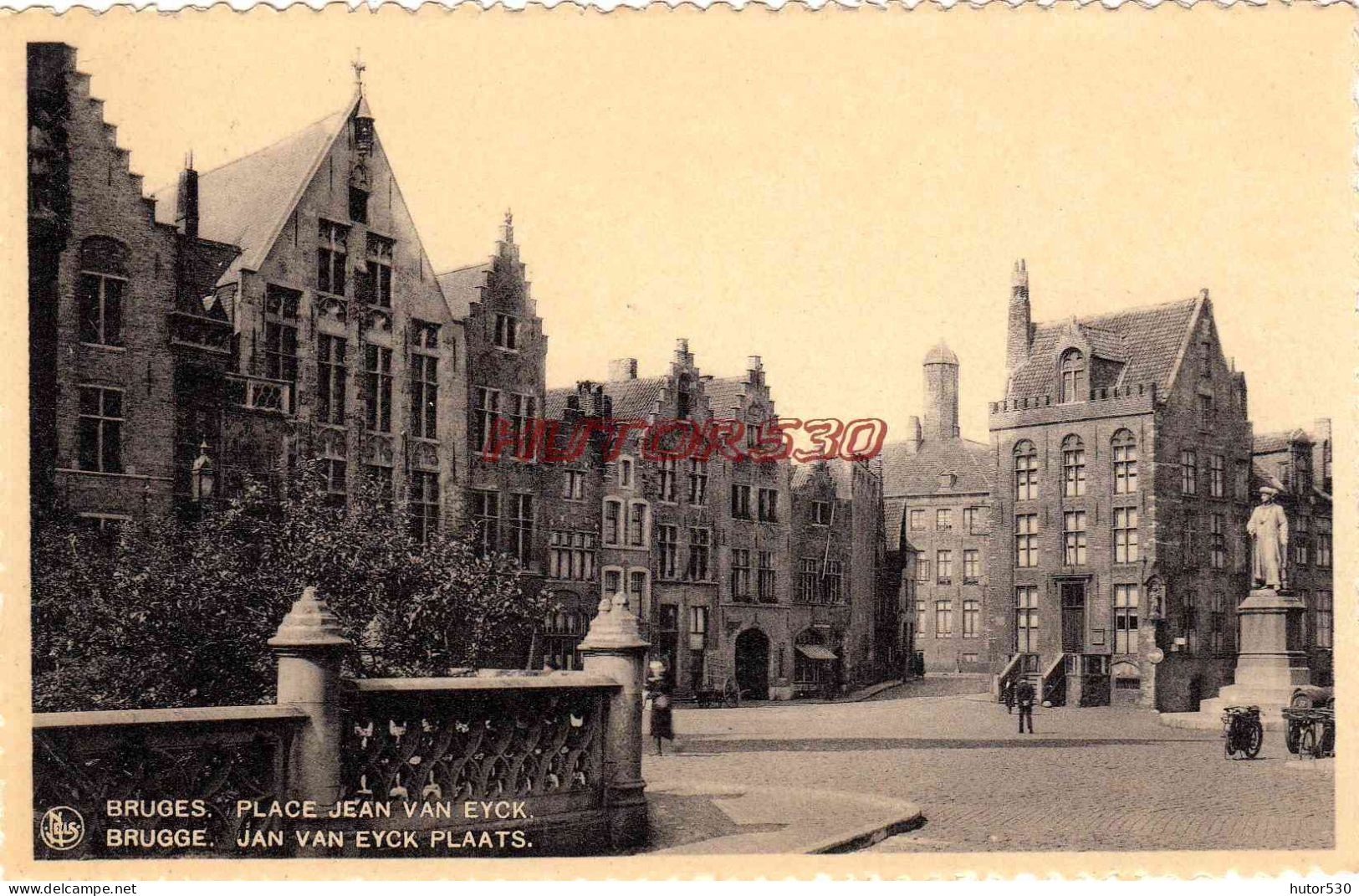 CPA BRUGES - PLACE JEAN VAN EYCK - Bredene