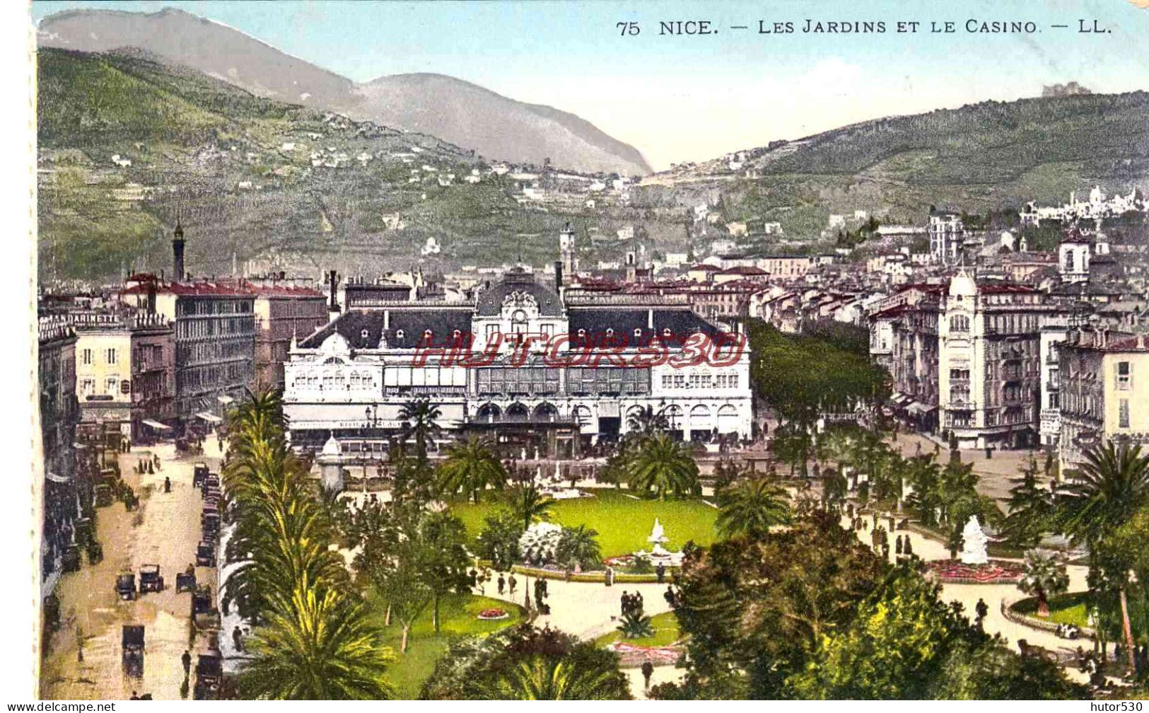 CPA NICE - LE CASINO - LES JARDINS - Parcs Et Jardins