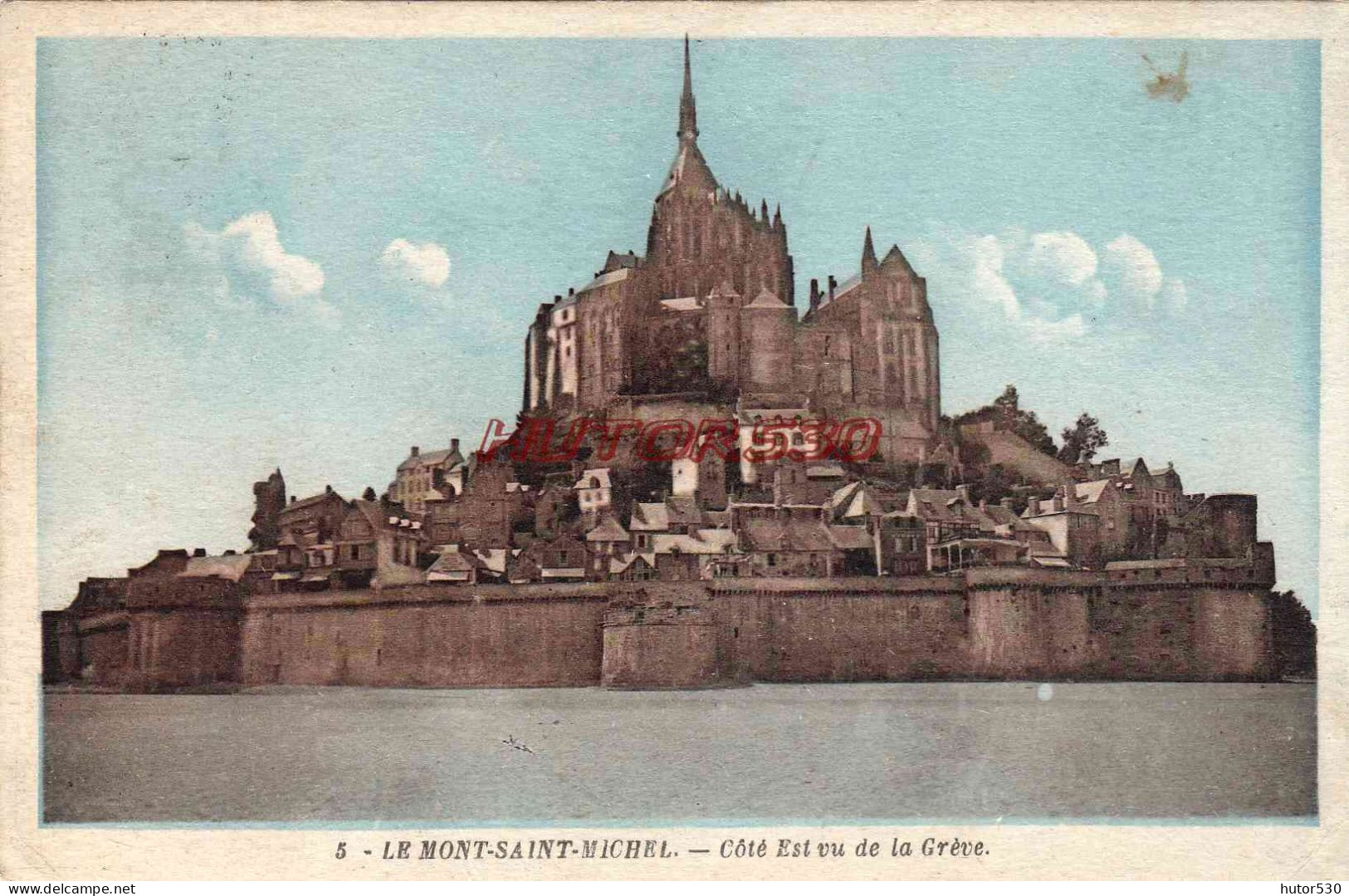 CPA LE MONT SAINT MICHEL - COTE EST - Le Mont Saint Michel