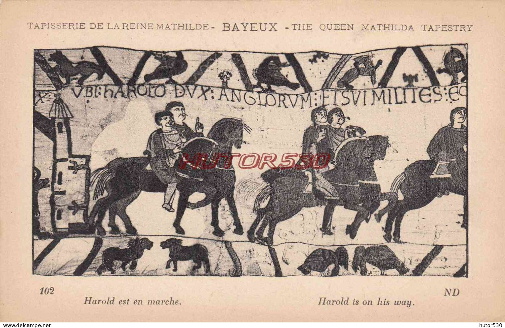 CPA BAYEUX - TAPISSERIE DE LA REINE MATHILDE - Bayeux