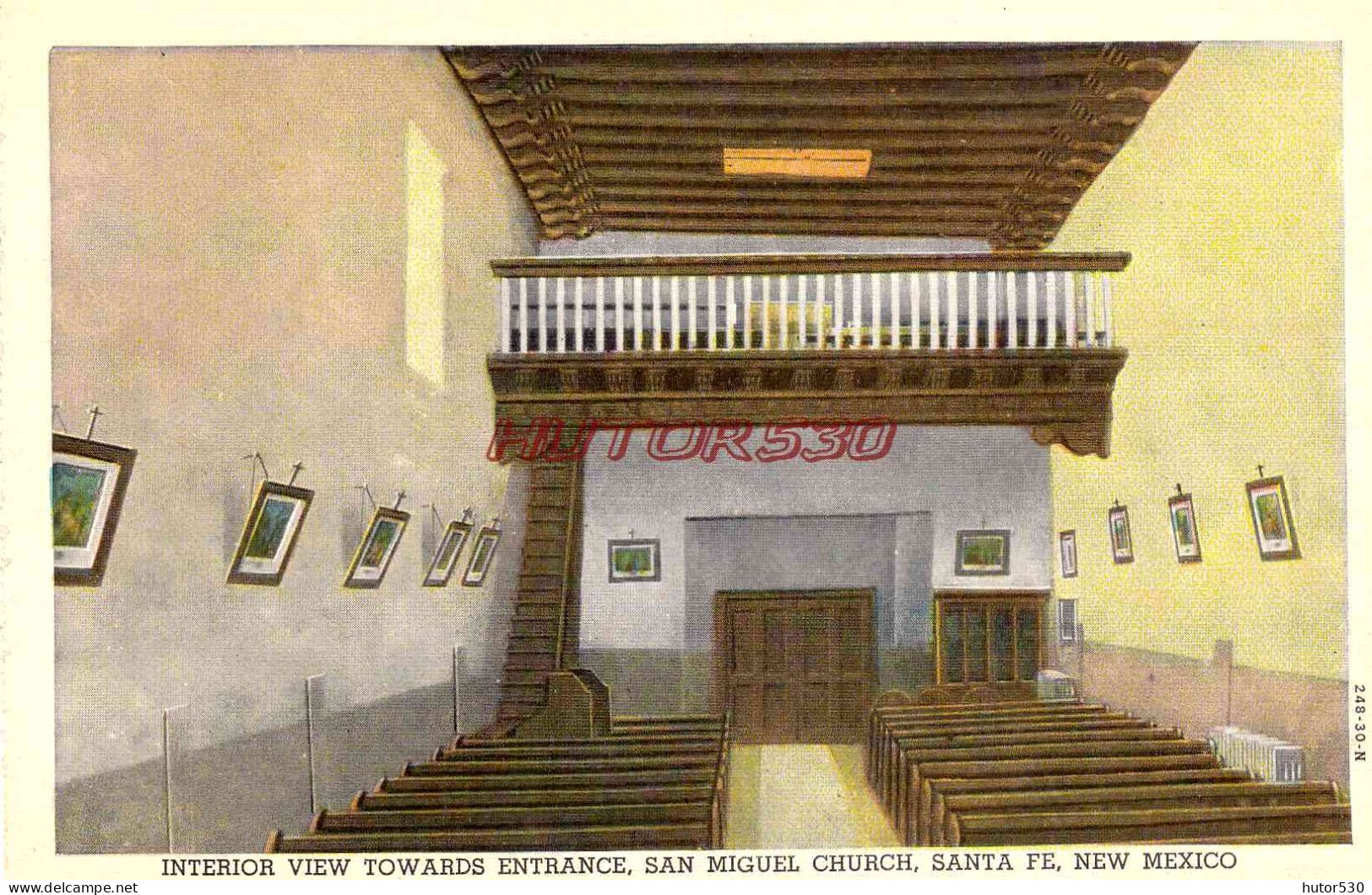 CPA SANTA FE - NEW MEXICO - SAN MIGUEL CHURCH - Autres & Non Classés