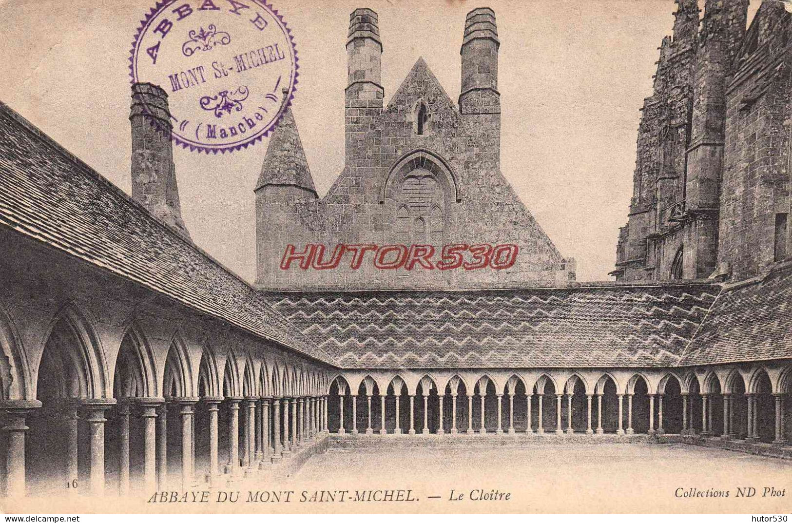 CPA LE MONT SAINT MICHEL - LE CLOITRE - Le Mont Saint Michel