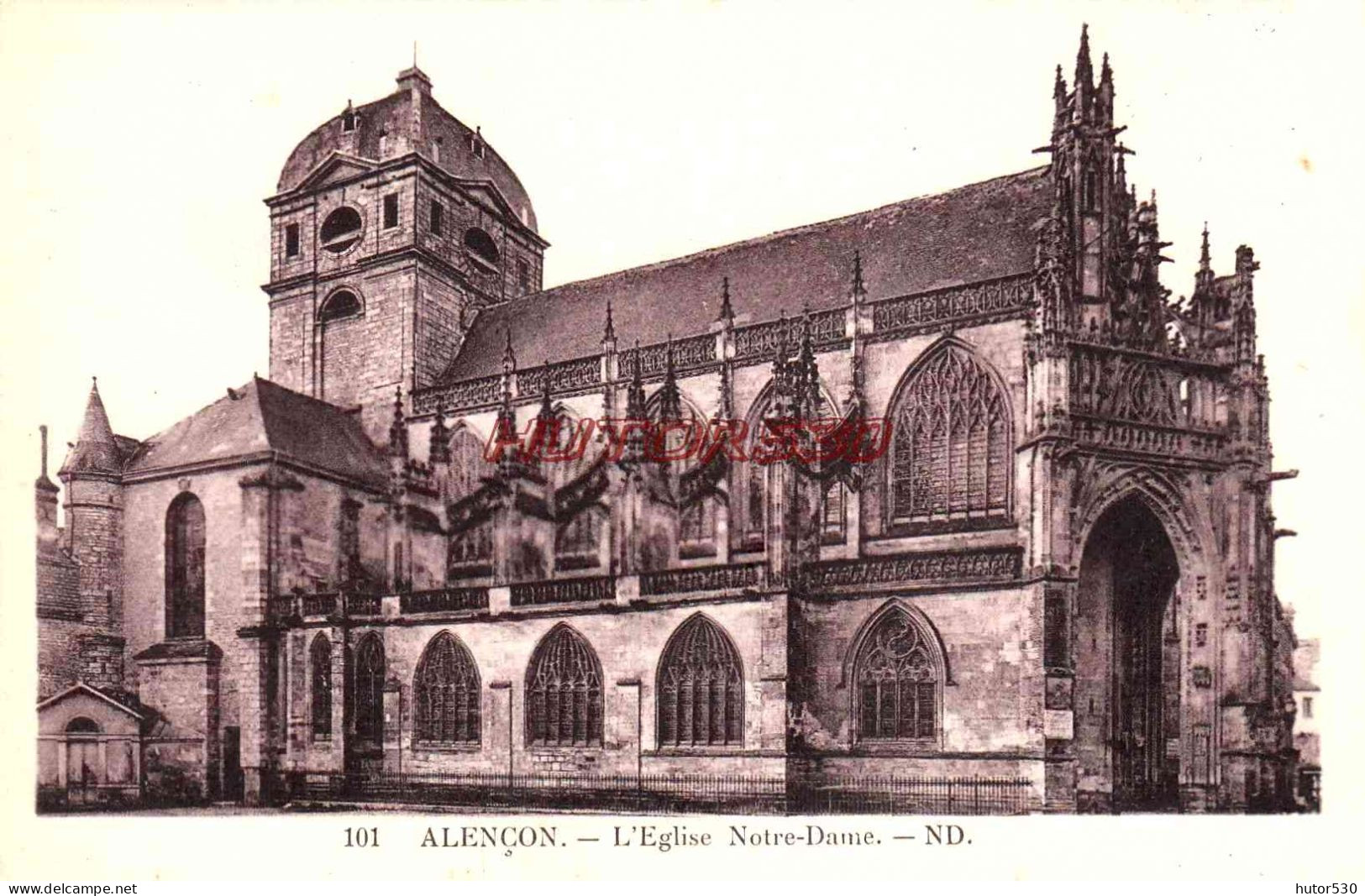 CPA ALENCON - L'EGLISE NOTRE DAME - Alencon