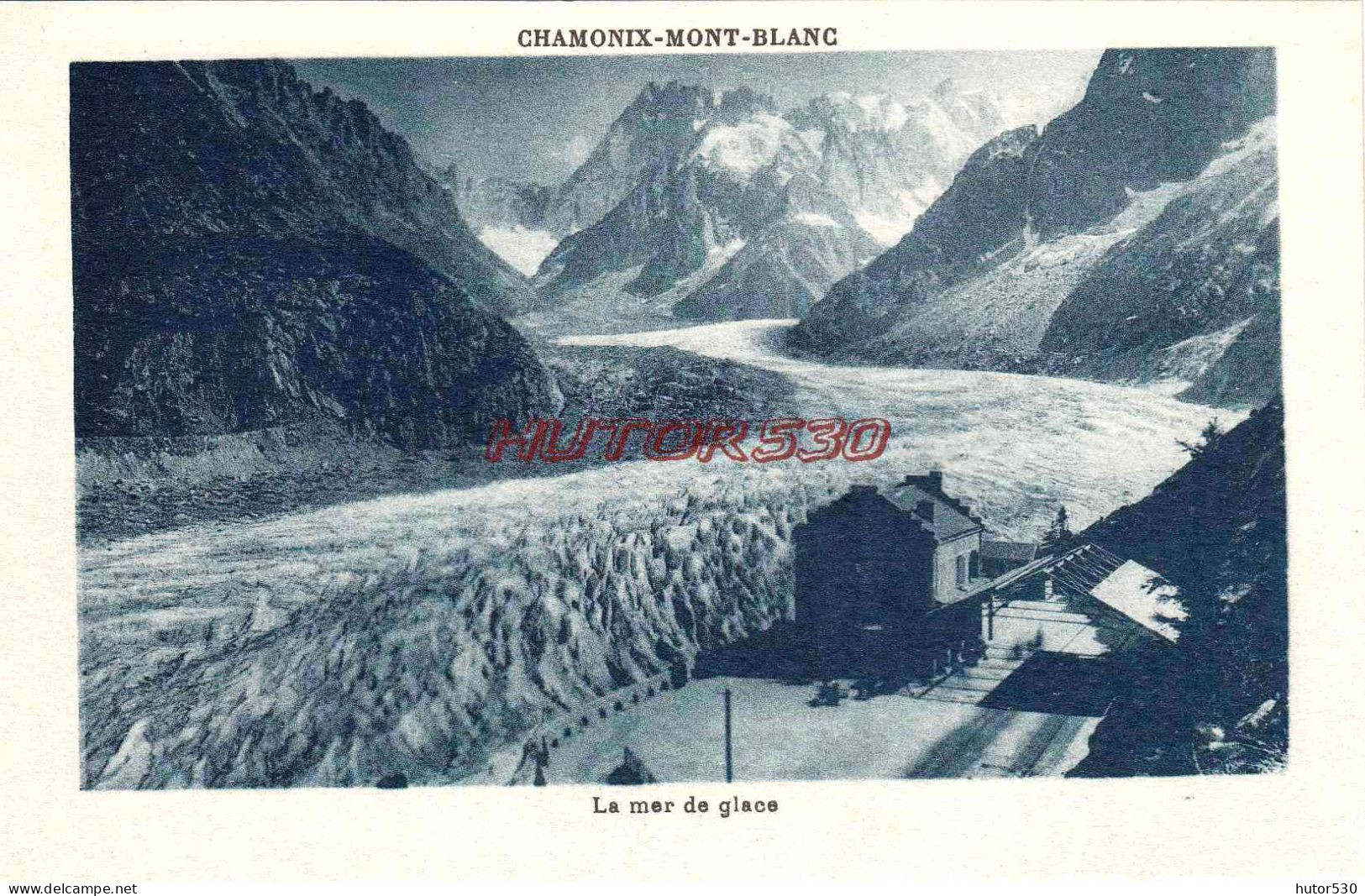 CPA CHAMONIX - LA MER DE GLACE - Chamonix-Mont-Blanc