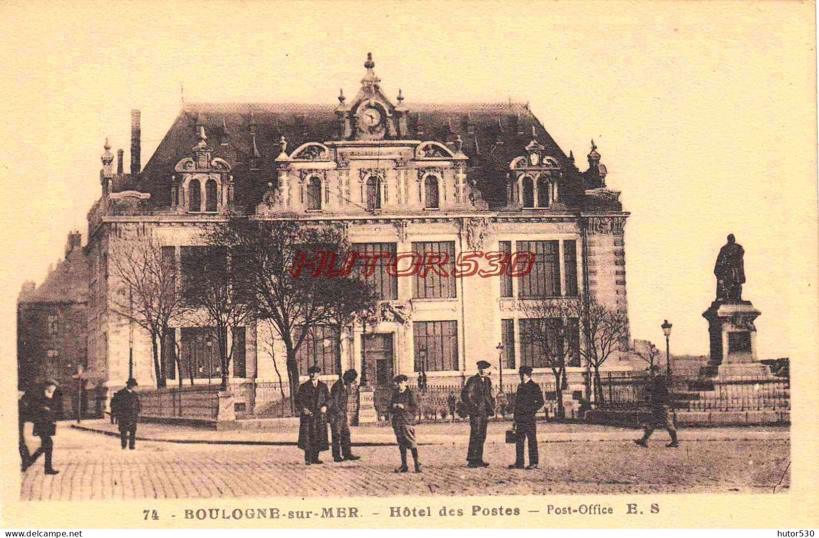 CPA BOULOGNE SUR MER - HOTEL DES POSTES - Boulogne Sur Mer