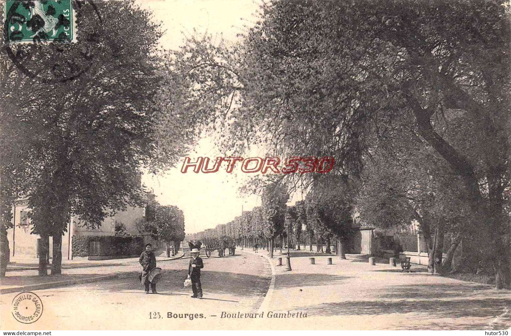 CPA BOURGES - BOULEVARD GAMBETTA - Bourges