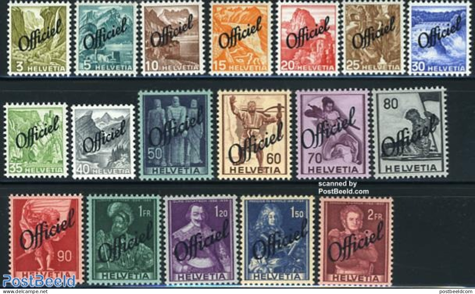 Switzerland 1942 On Service 18v, Mint NH - Andere & Zonder Classificatie