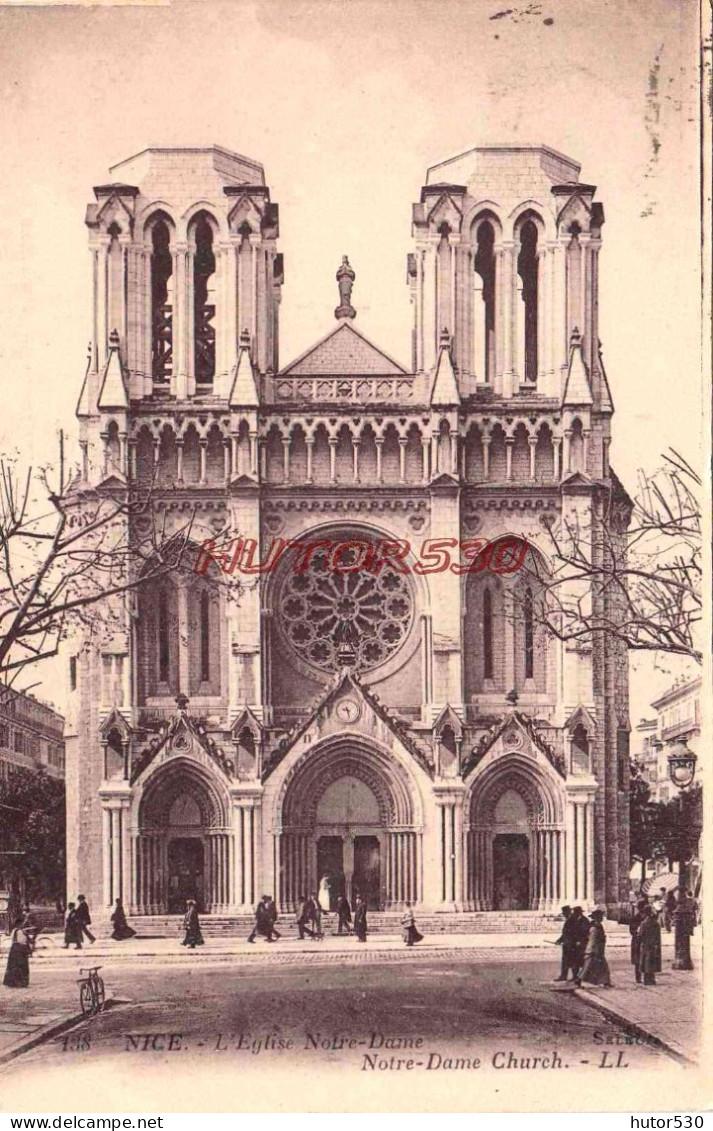 CPA NICE - L'EGLISE NOTRE DAME  - Bauwerke, Gebäude