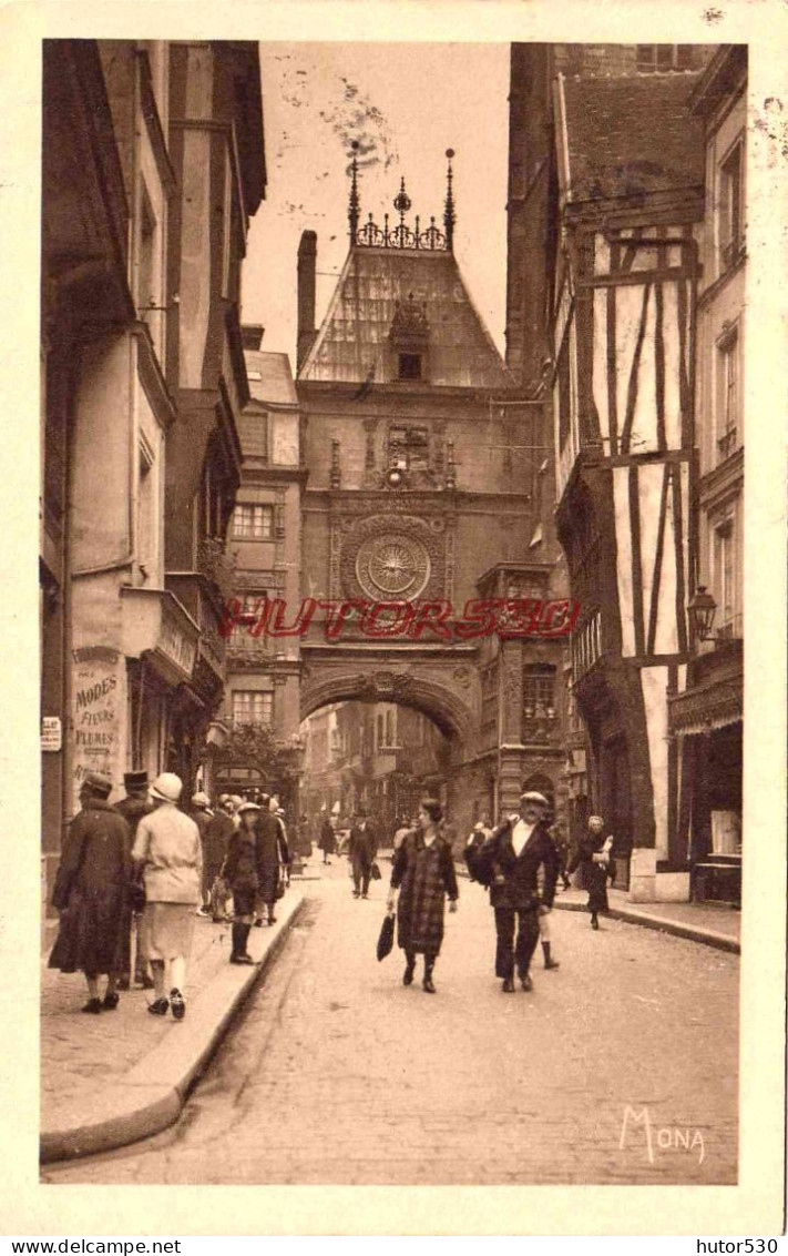 CPA ROUEN - LA RUE DE LA GROSSE HORLOGE - Chamonix-Mont-Blanc