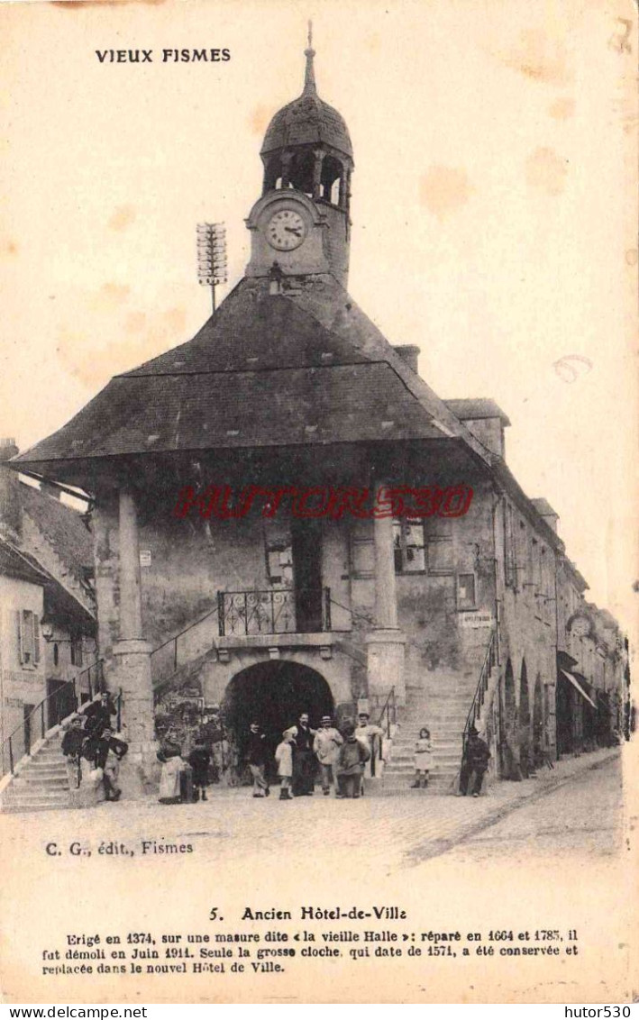 CPA FISMES - ANCIEN HOTEL DE VILLE - Fismes