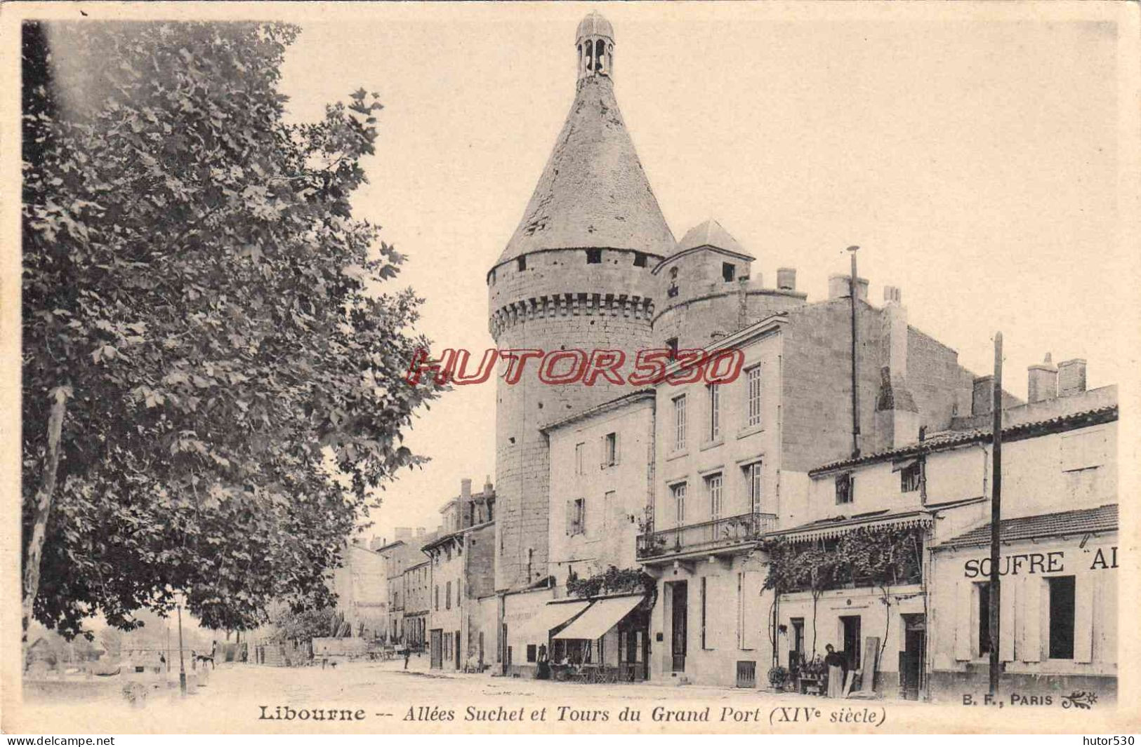 CPA LIBOURNE - ALLEES SUCHET - Libourne
