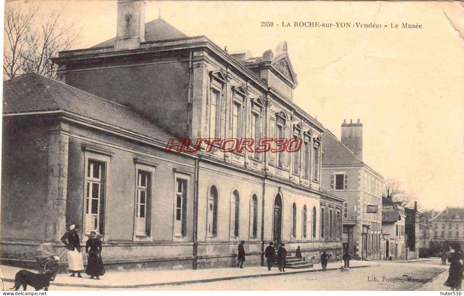 CPA LA ROCHE SUR YON - LE MUSEE - La Roche Sur Yon