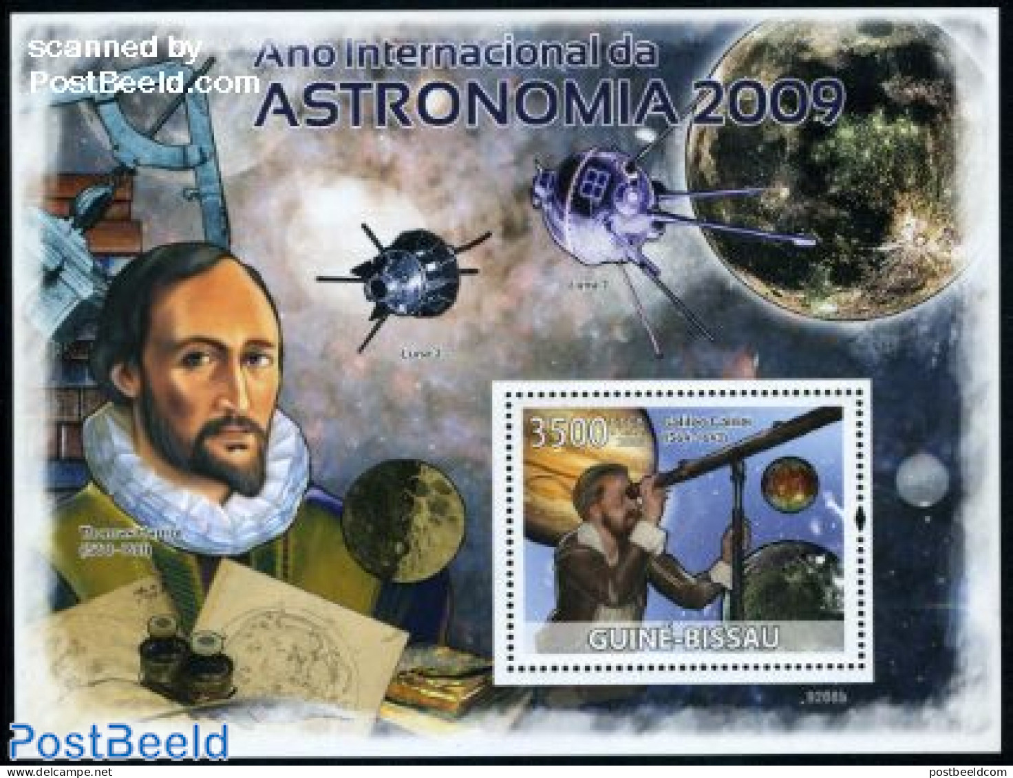 Guinea Bissau 2009 Astronomy S/s, Mint NH, Science - Astronomy - Astrologie