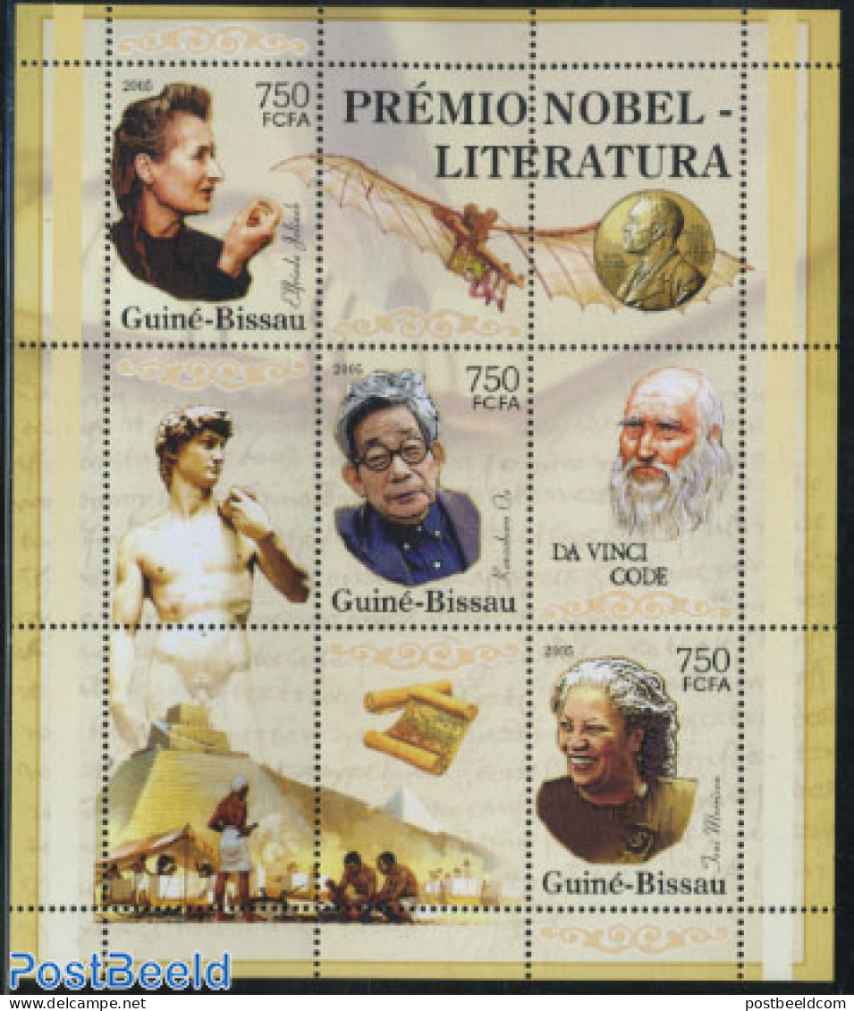 Guinea Bissau 2005 Nobel Prize Winners 3v M/s, Mint NH, History - Nobel Prize Winners - Nobelprijs