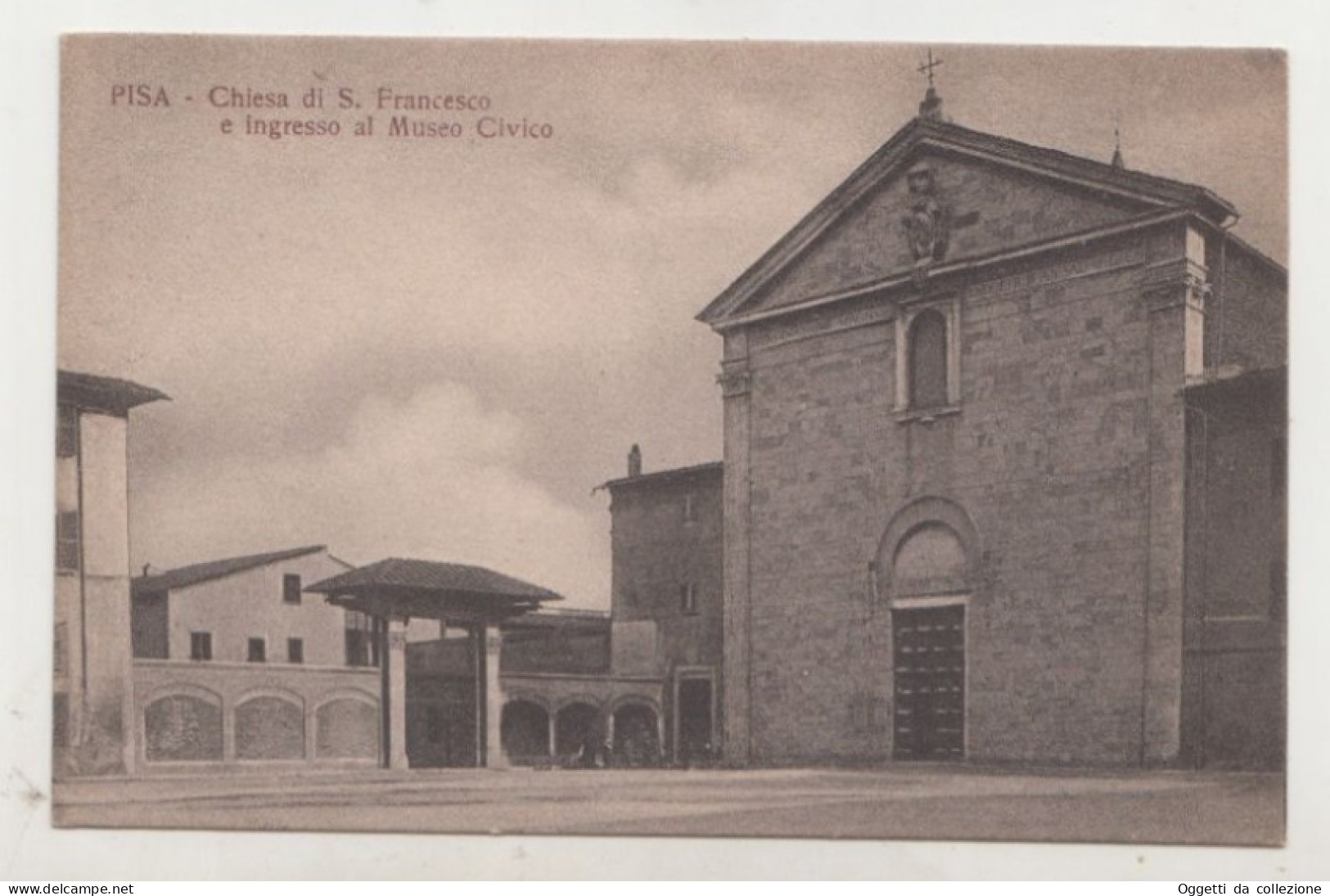 PISA, Chiesa Di San Francesco E Ingresso Al Museo Civico - Non Viaggiata  (1392) - Pisa