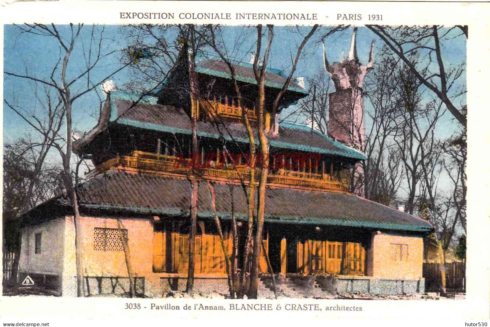CPA PARIS - EXPOSITION COLONIALE 1931 - PAVILLON DE L'ANNAM - Expositions