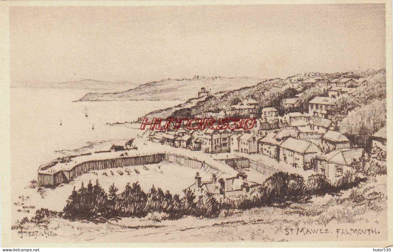 CPA ST MAWES FALMOUTH - GRAVURE - Other & Unclassified