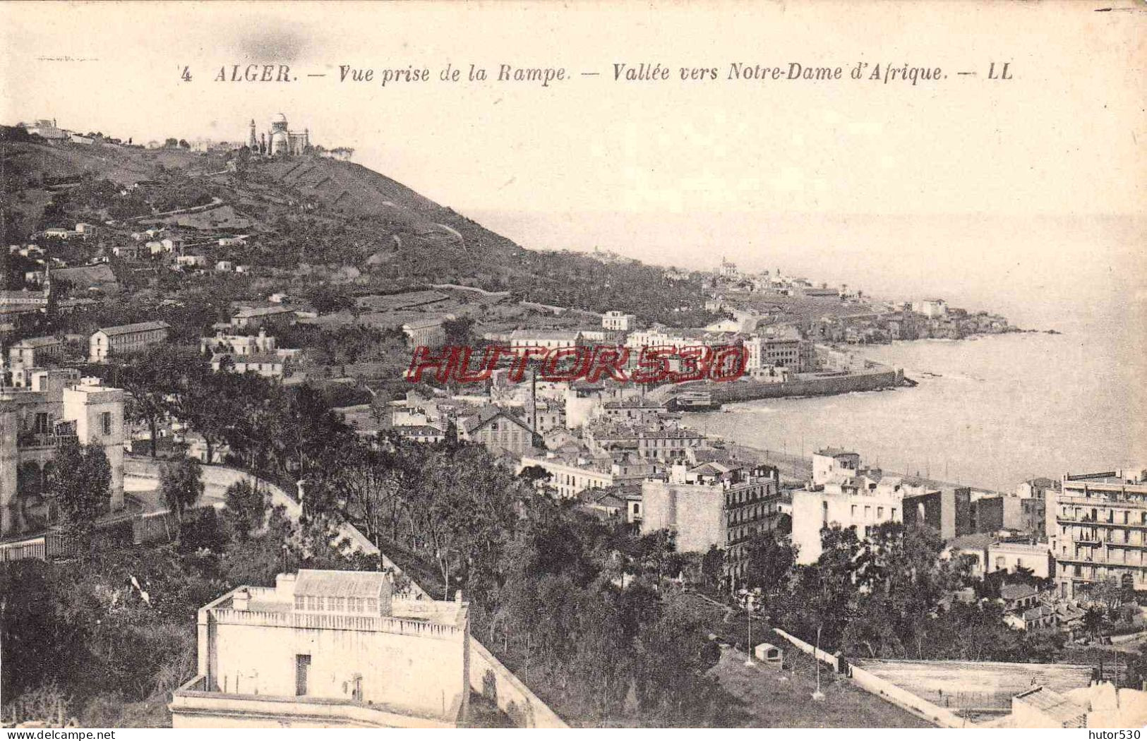 CPA ALGER - VALLEE VERS NOTRE DAME D'AFRIQUE - Algeri