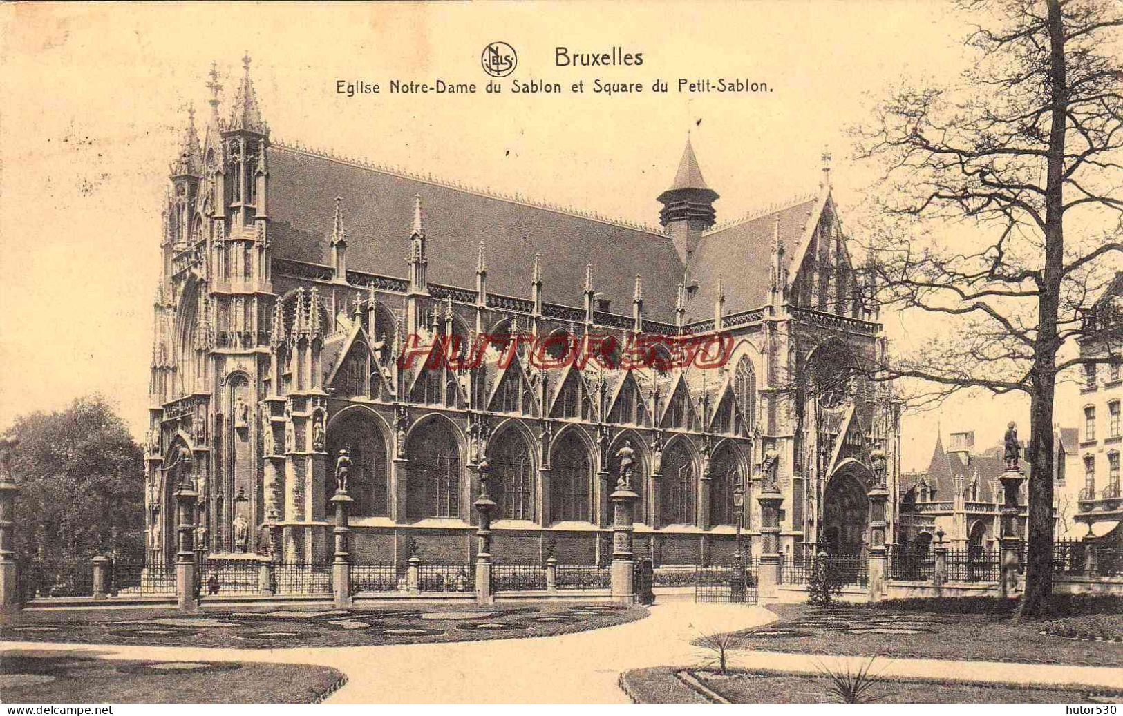 CPA BRUXELLES - EGLMISE NOTRE DAME DU SABLON - Monuments, édifices