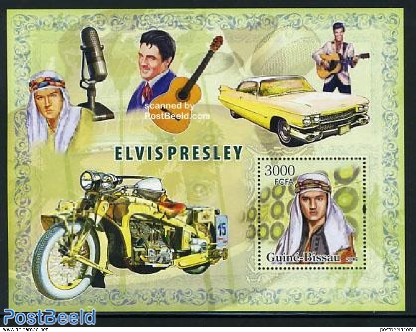 Guinea Bissau 2006 Elvis Presley S/s, Mint NH, Performance Art - Transport - Elvis Presley - Music - Motorcycles - Elvis Presley