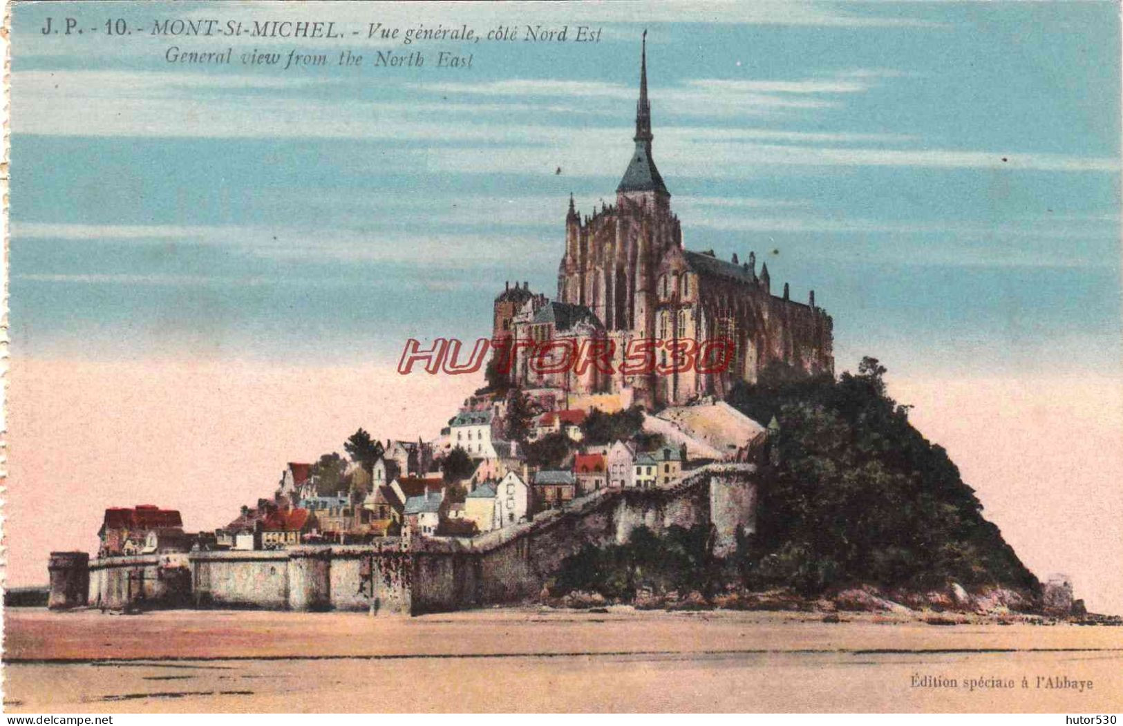 CPA LE MONT SAINT MICHEL - VUE GENERALE - Le Mont Saint Michel