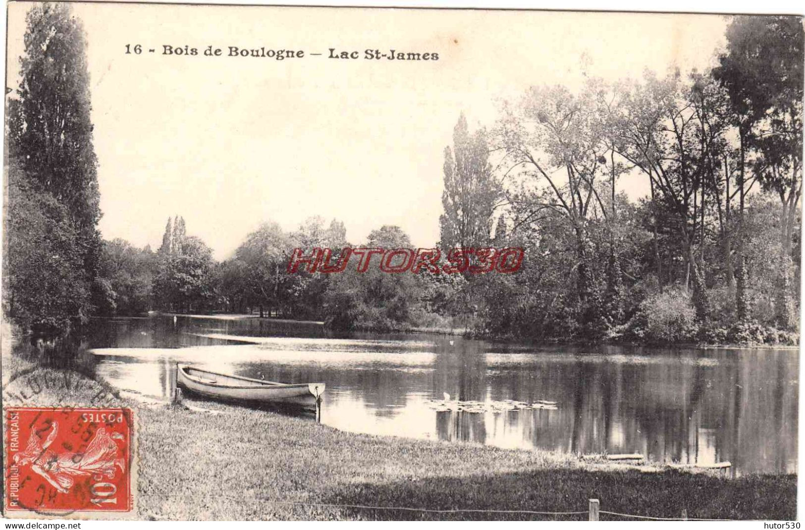 CPA BOIS DE BOULOGNE - LAC ST JAMES - Parks, Gärten