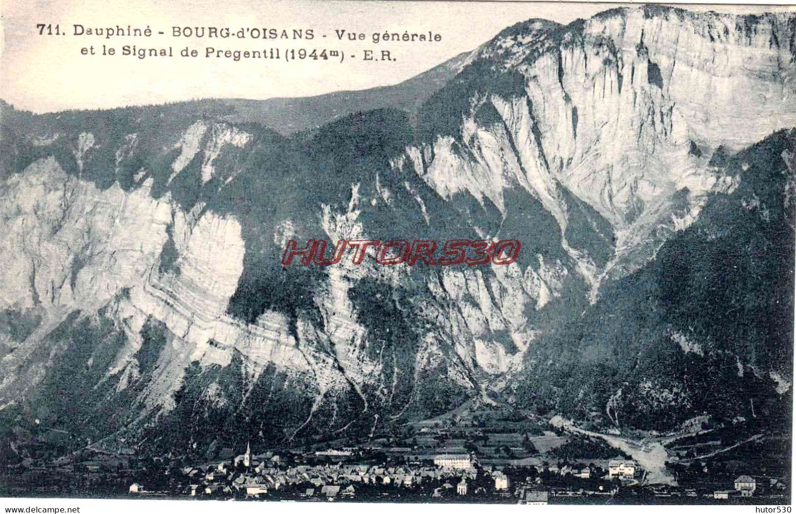 CPA BOURG D'OISANS - VUE GENERALE - Bourg-d'Oisans