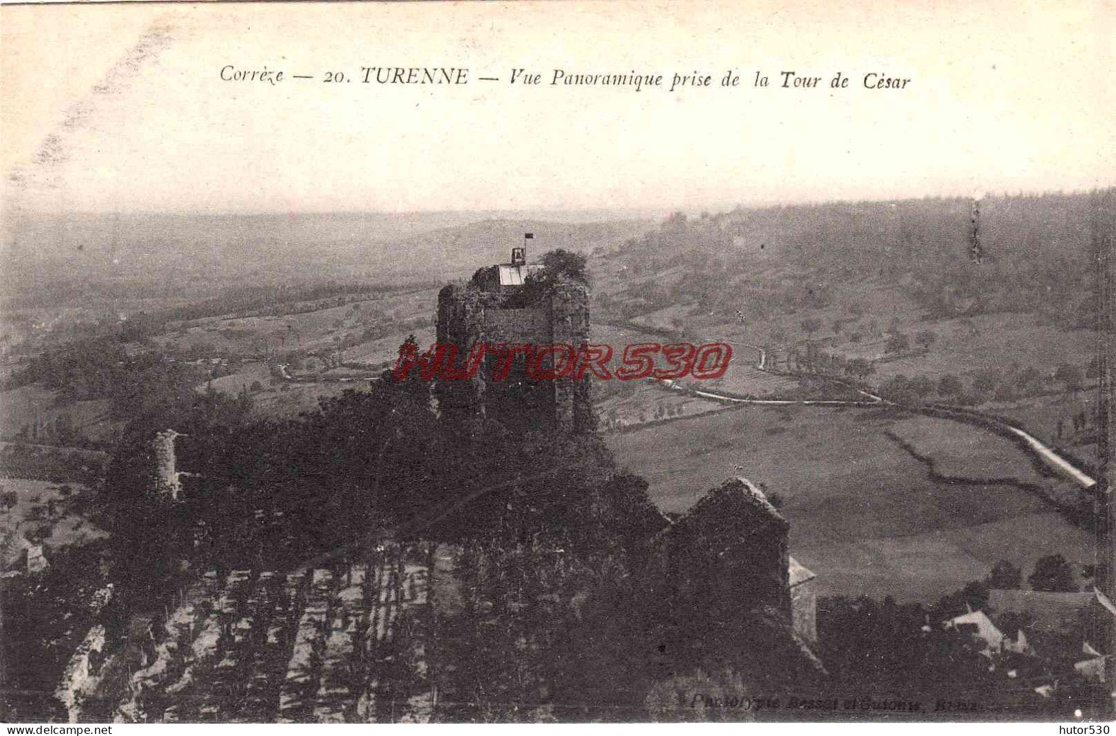 CPA TURENNE - CORREZE - VUE PANORAMIQUE - Sonstige & Ohne Zuordnung