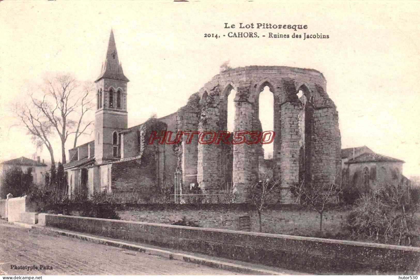 CPA CAHORS - RUINES DES JACOBINS - Cahors