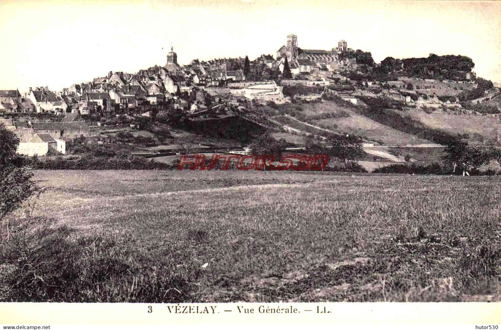 CPA VEZELAY - VUE GENERALE - Vezelay