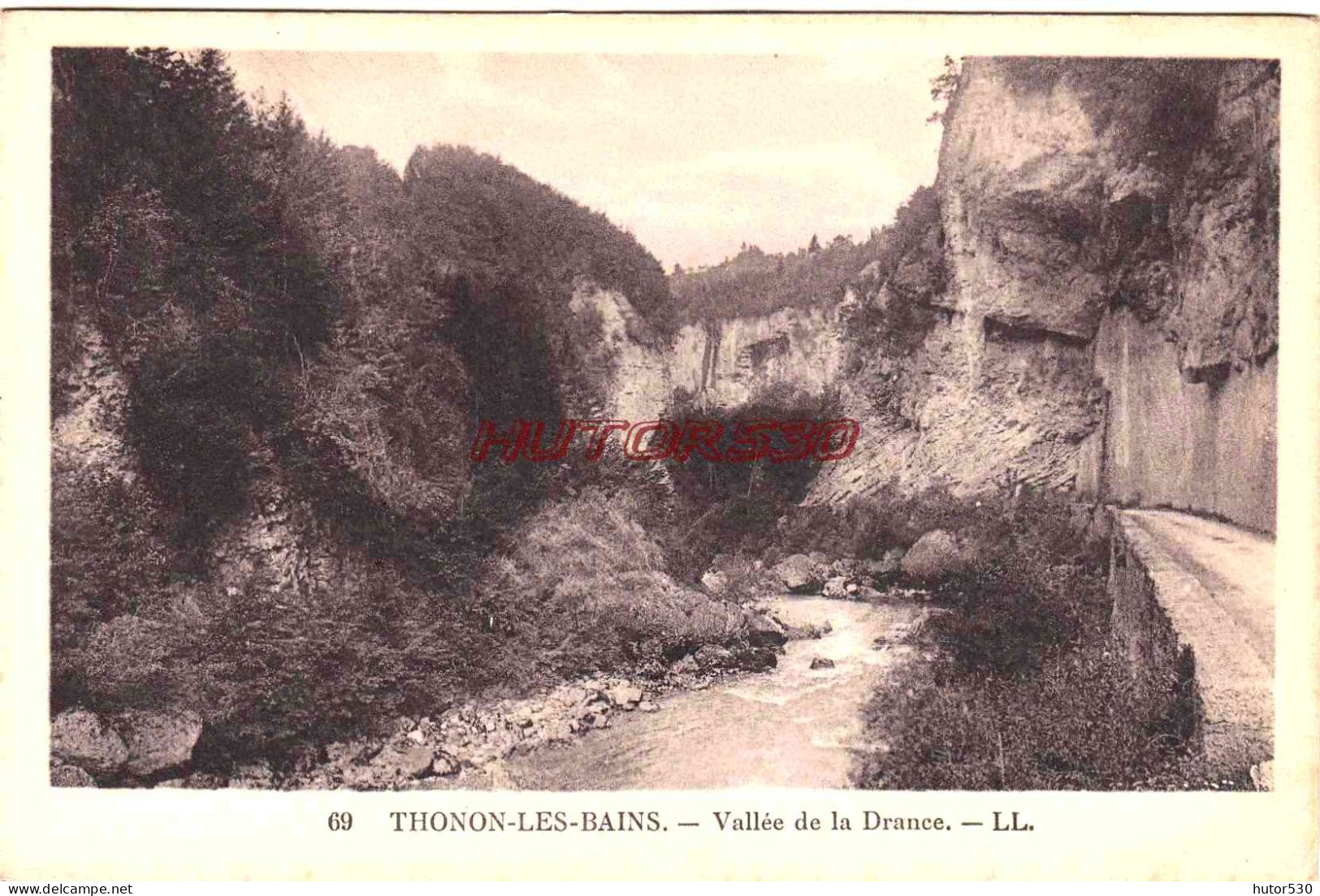 CPA THONON LES BAINS - VALLEE DE LA DRANCE - Thonon-les-Bains