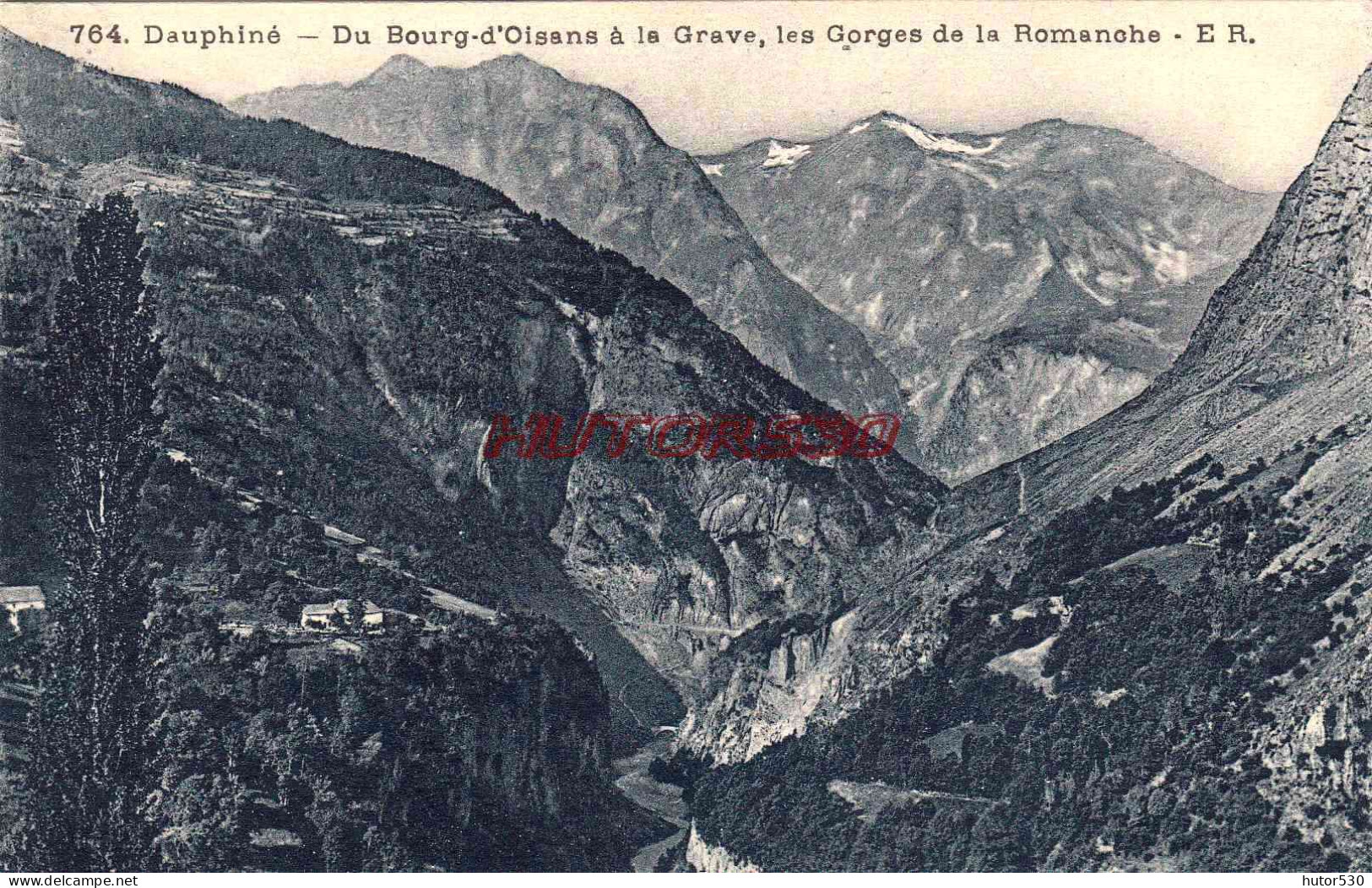 CPA BOURG D'OISANS - A LA GRAVE - LES GORGES DE LA ROMANCHE - Bourg-d'Oisans