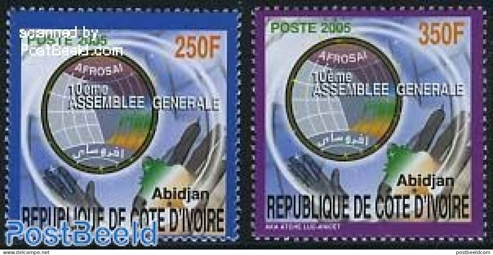 Ivory Coast 2005 Assemblee Generale 2v, Mint NH - Neufs