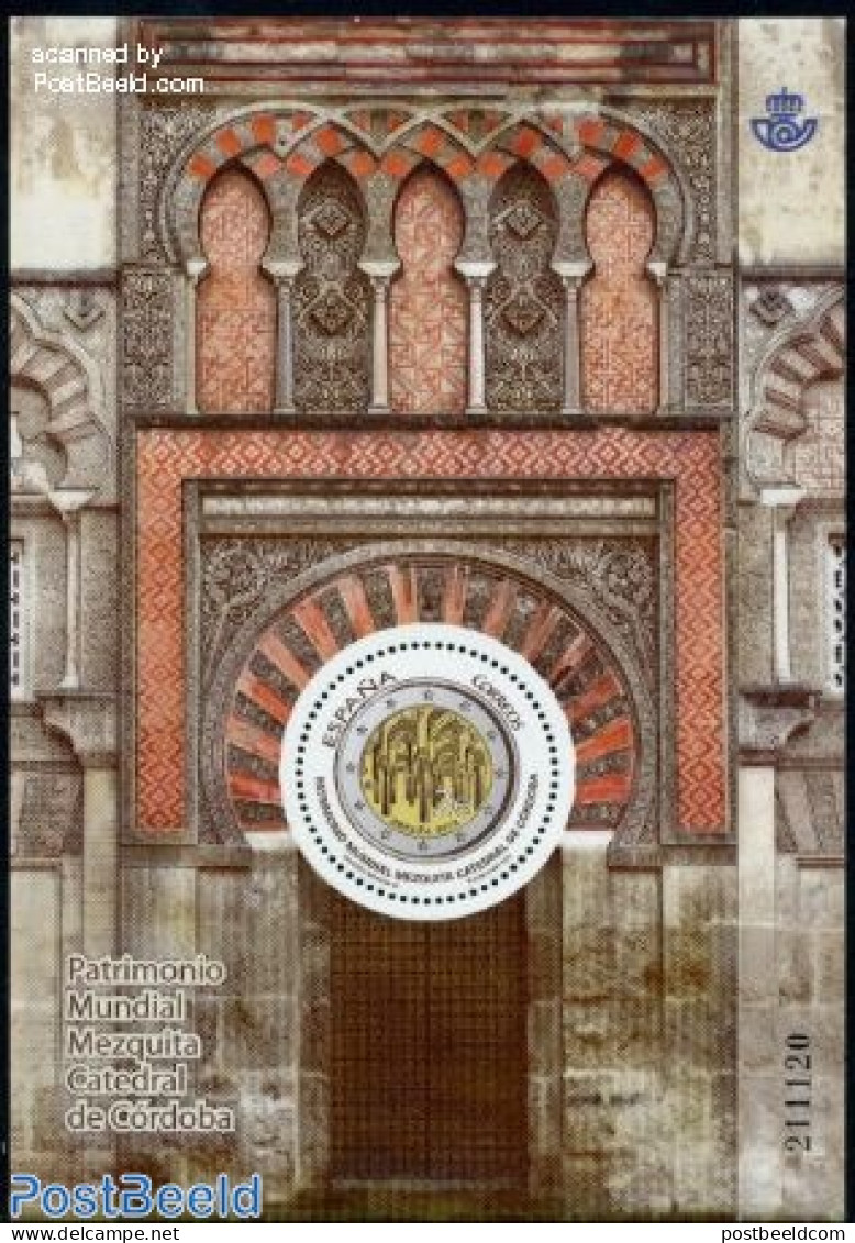 Spain 2010 World Heritage, Cordoba S/s, Mint NH, History - Various - World Heritage - Money On Stamps - Round-shaped S.. - Unused Stamps