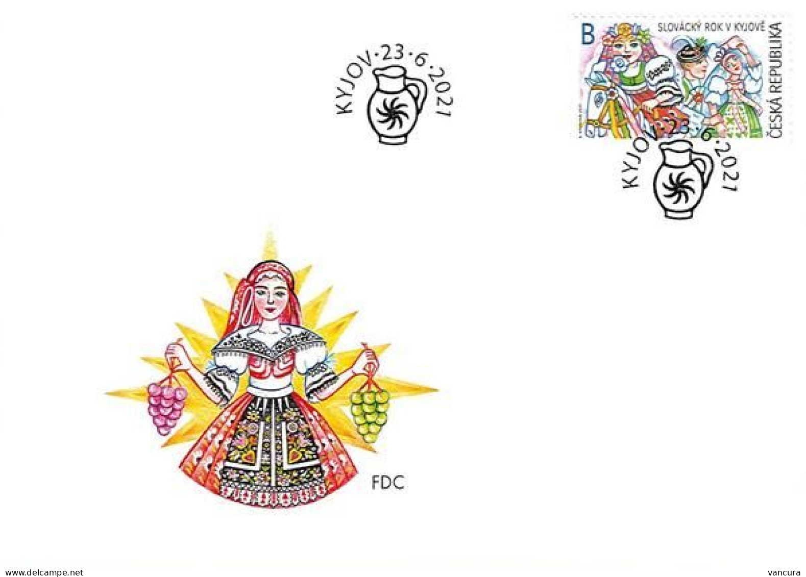 FDC 1125 Czech Republic Slovacky Year 2021 - Vins & Alcools