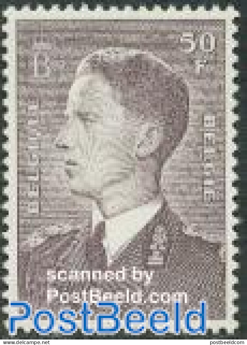 Belgium 1952 Definitive 1v, Normal Paper, Mint NH - Unused Stamps