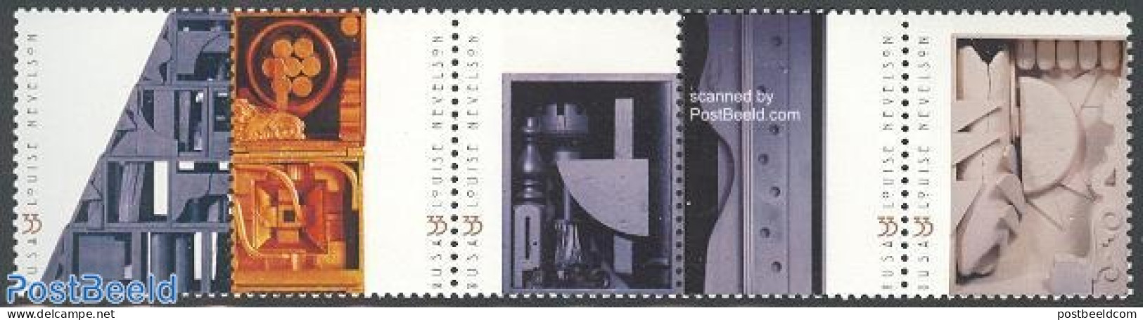United States Of America 2000 Louise Nevelson 5v [::::], Mint NH, Art - Sculpture - Ungebraucht